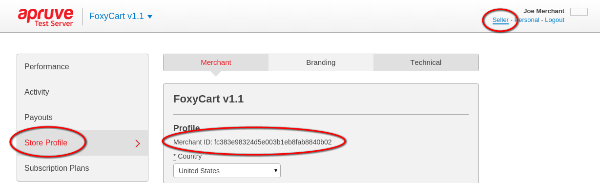 Finding your Apruve merchant ID
