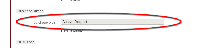 Change Purchase Order label