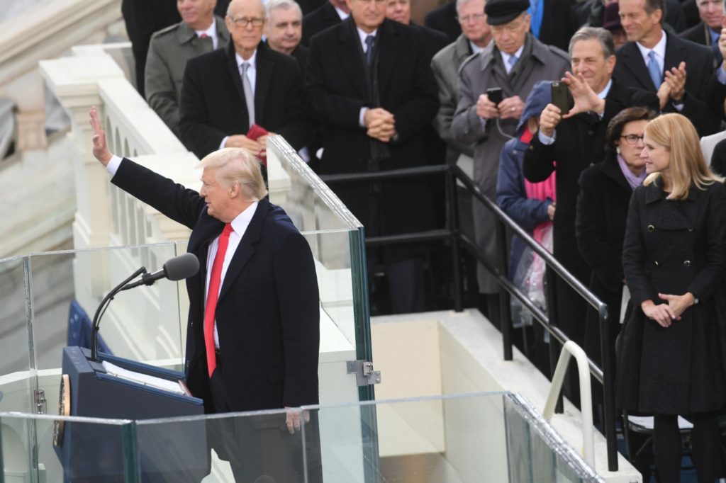 Trump at the U.S. Capitol. (Jonathan Newton/The Washington Post)