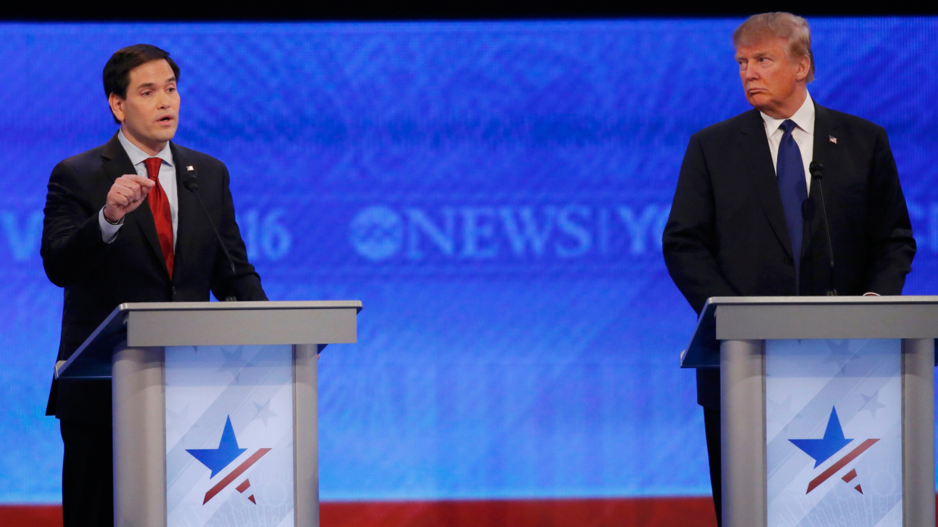Marco Rubio, ex rival en la interna republicana, es muy escuchado por Donald Trump (Reuters)