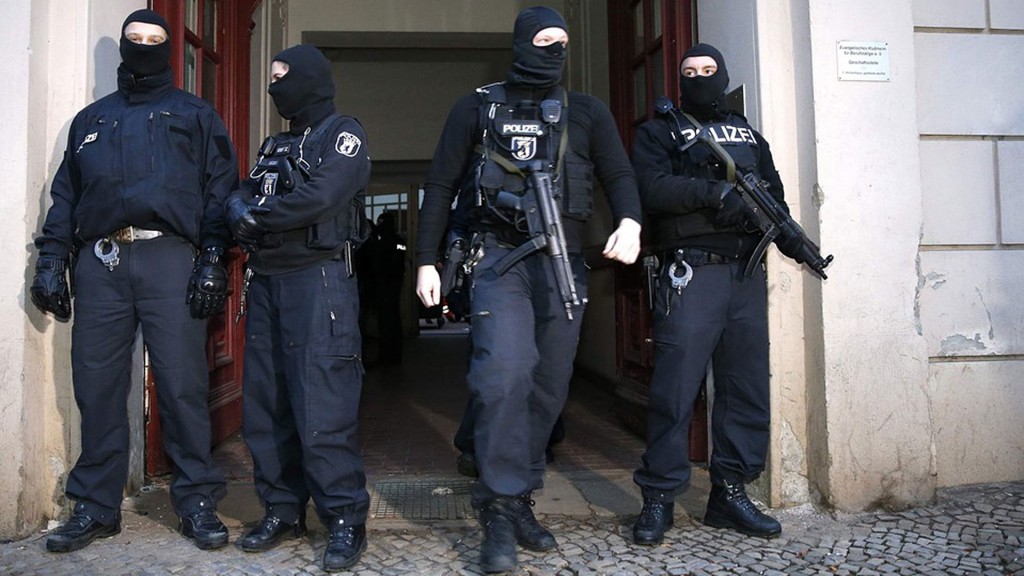 La policía alemana está a cargo de los operativos antiterroristas