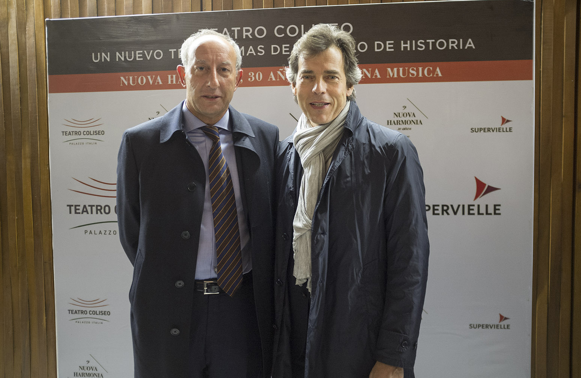Maurizio Fritelli, presidente de la Fundación Orchestra Regionale Toscana, y Marco Parri, manager de la Orquesta