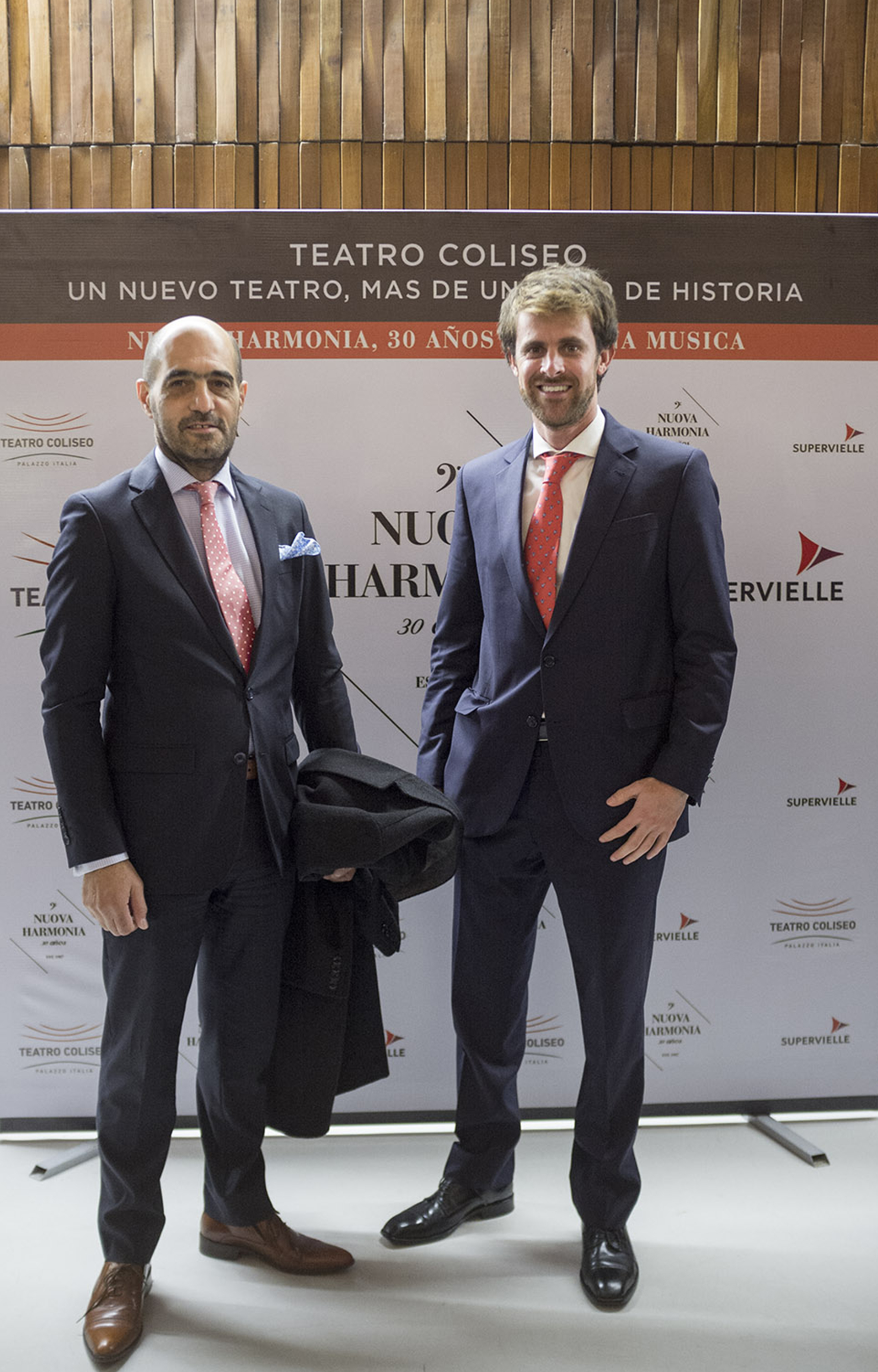 Walter D’Aloia Criado, cónsul honorario de España, y Matías Irisarri