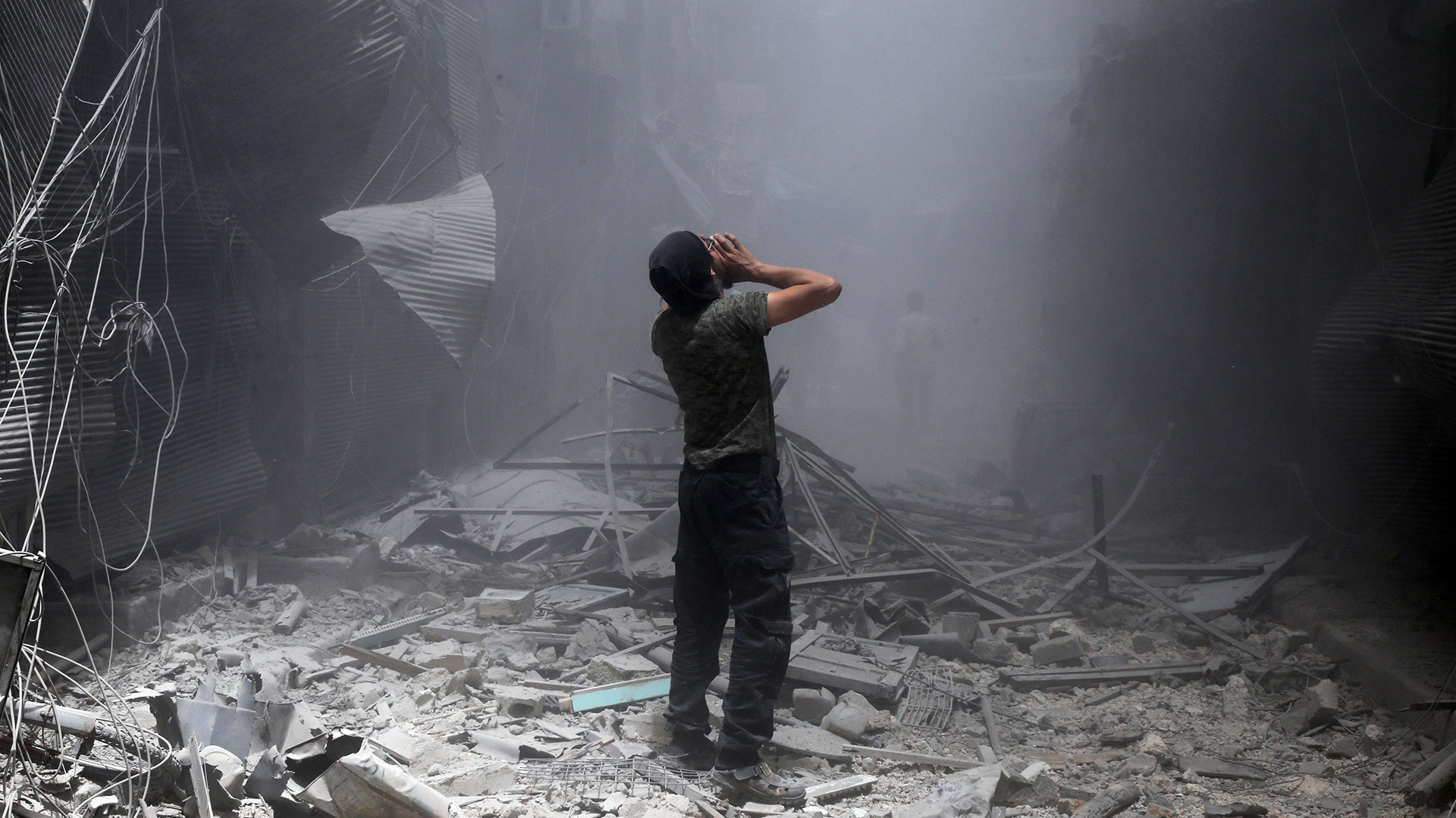 Bombardeo en Siria (AFP)