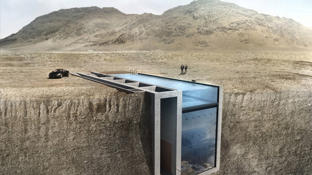Casa Brutale, inspirada en el Brutalismo de Le Corbusier.