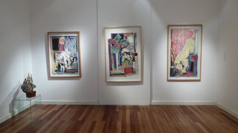 Más de cien obras de Cornejo y Aberastury componen la exhibición “Diálogos en el MAC”. M. Corrado (MAC)