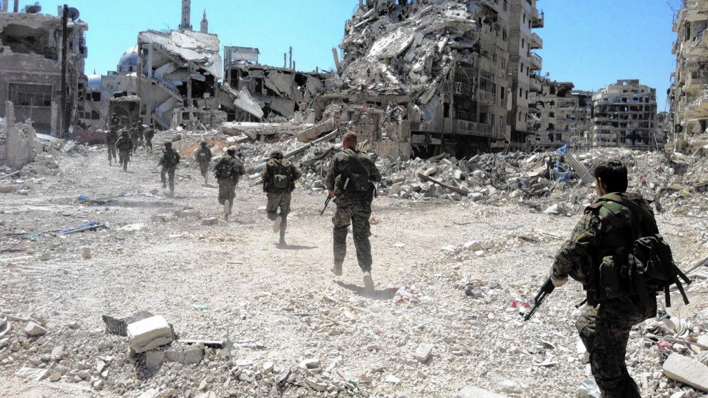 Militares rusos en Siria