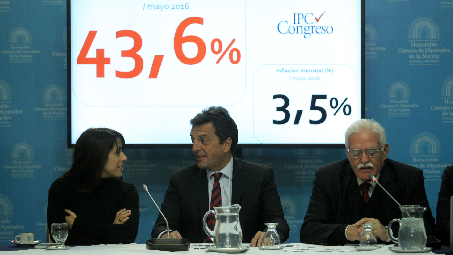 Sergio Massa y Aldo Pignanelli se mostraron críticos con la política del Gobierno (DyN)