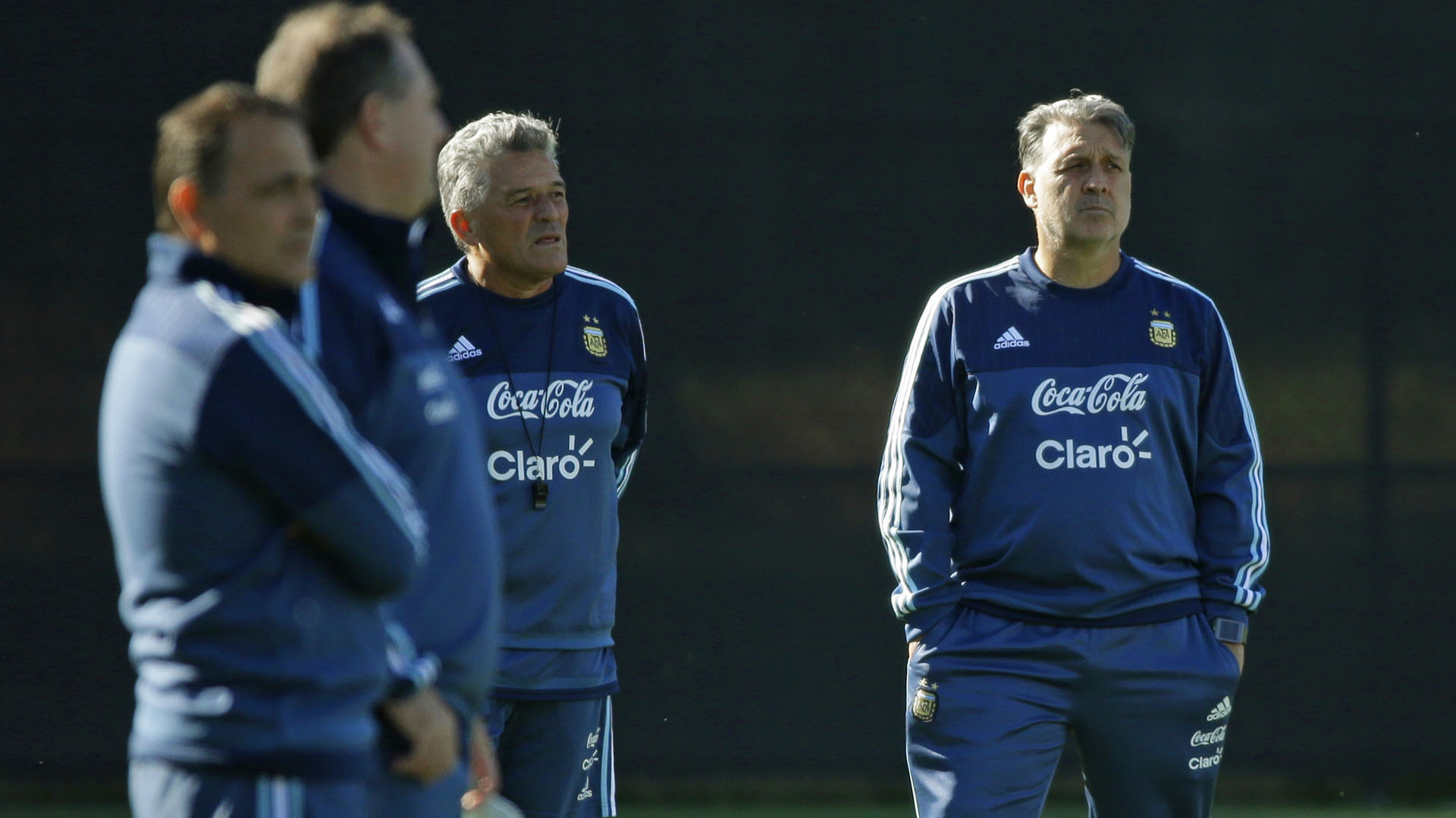 Gerardo Martino, en uno de sus últimas prácticas (AP)