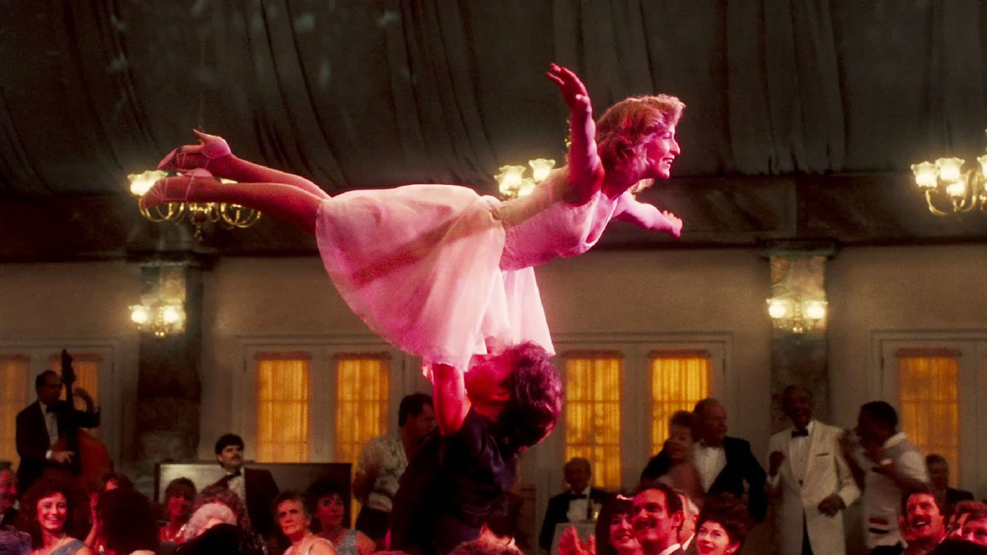 Patrick Swayze en una de las escenas más recordadas de “Dirty Dancing”
