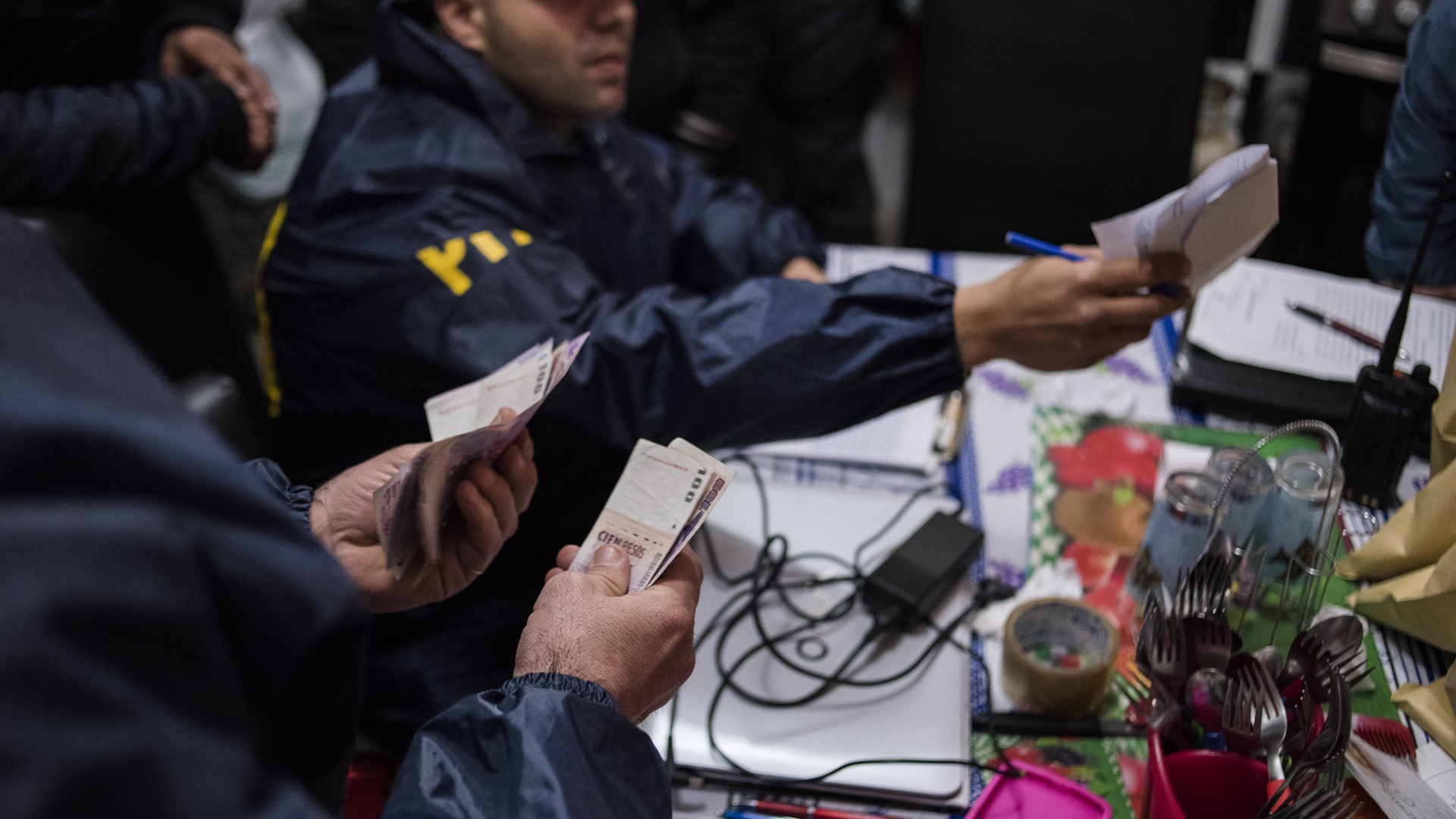 Secuestraron cerca de un kilo y medio de marihuana, un kilo de cocaína y dos kilos de pasta base (Adrián Escandar)