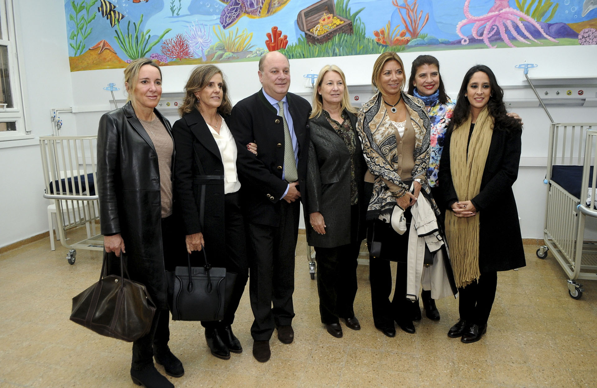 Veronica Zoani, Silvia Neuss, Martín Cabrales, Bettina Bulgheroni, Marta Diez y Vanesa Noble Herrera /// Fotos: Fundación Hospital de Clínicas