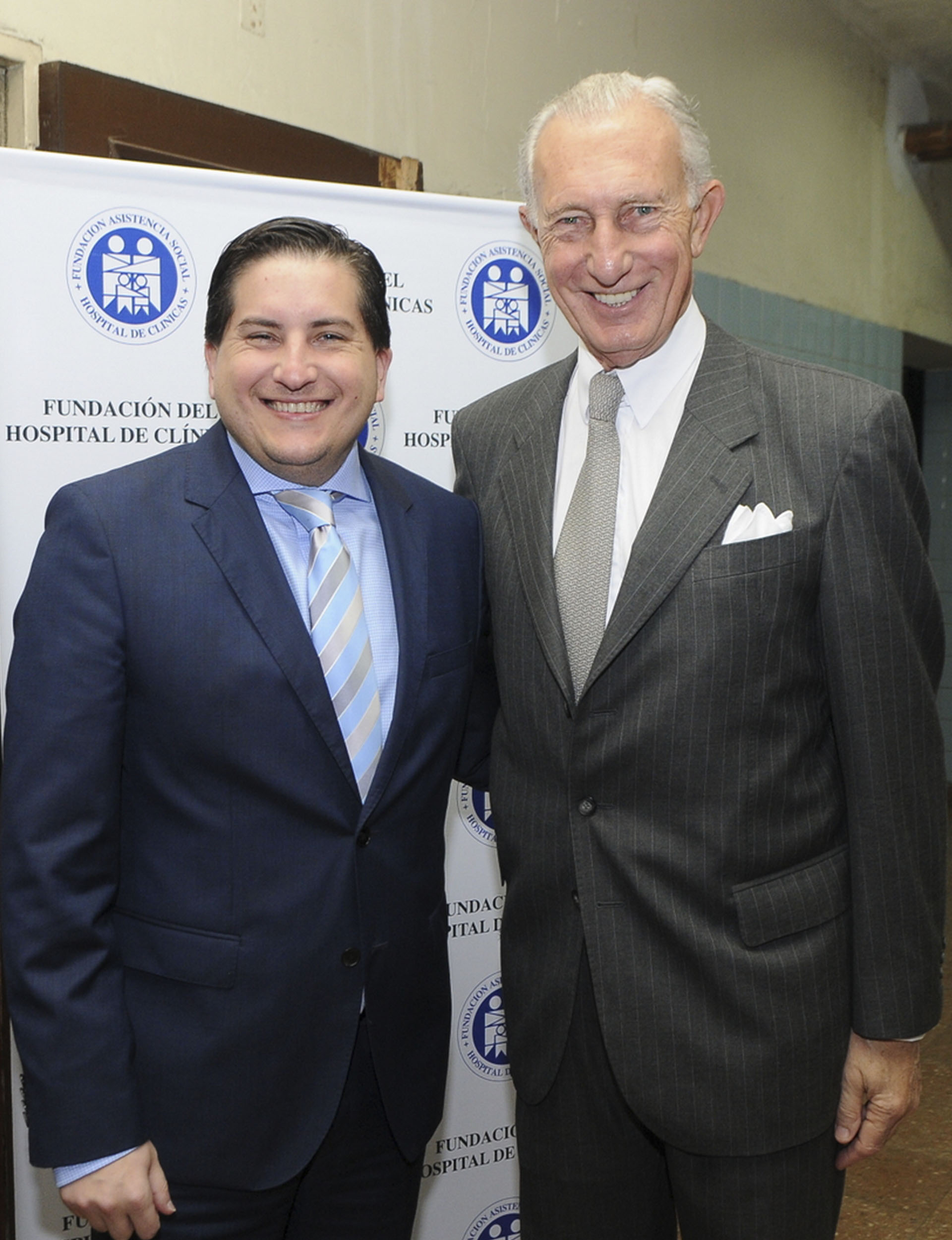 Gastón Corral, director de Sustentabilidad Corporativa de HSBC Argentina, y el empresario Jorge Neuss