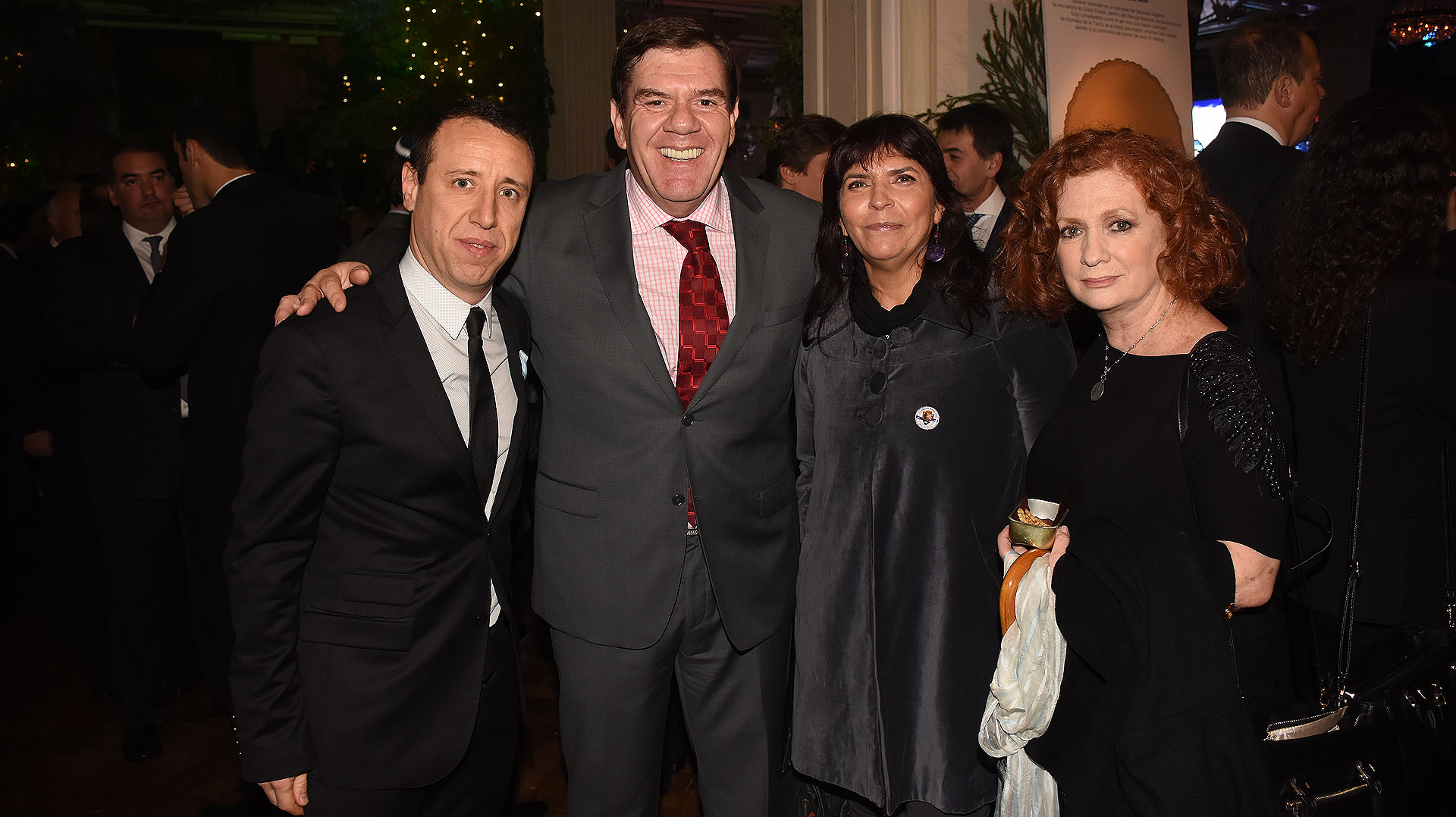 Facundo Pastor, Guillermo Montenegro, Silvia Mercado y Teresa González Fernández