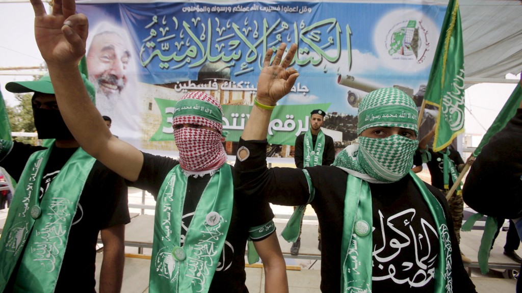 Miembros de la organización terrorista palestina Hamas (Reuters)