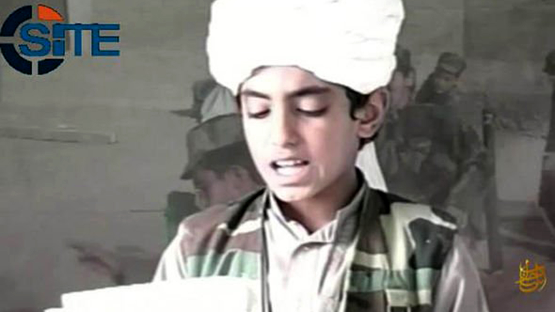Hamza bin Laden, cuando era pequeño