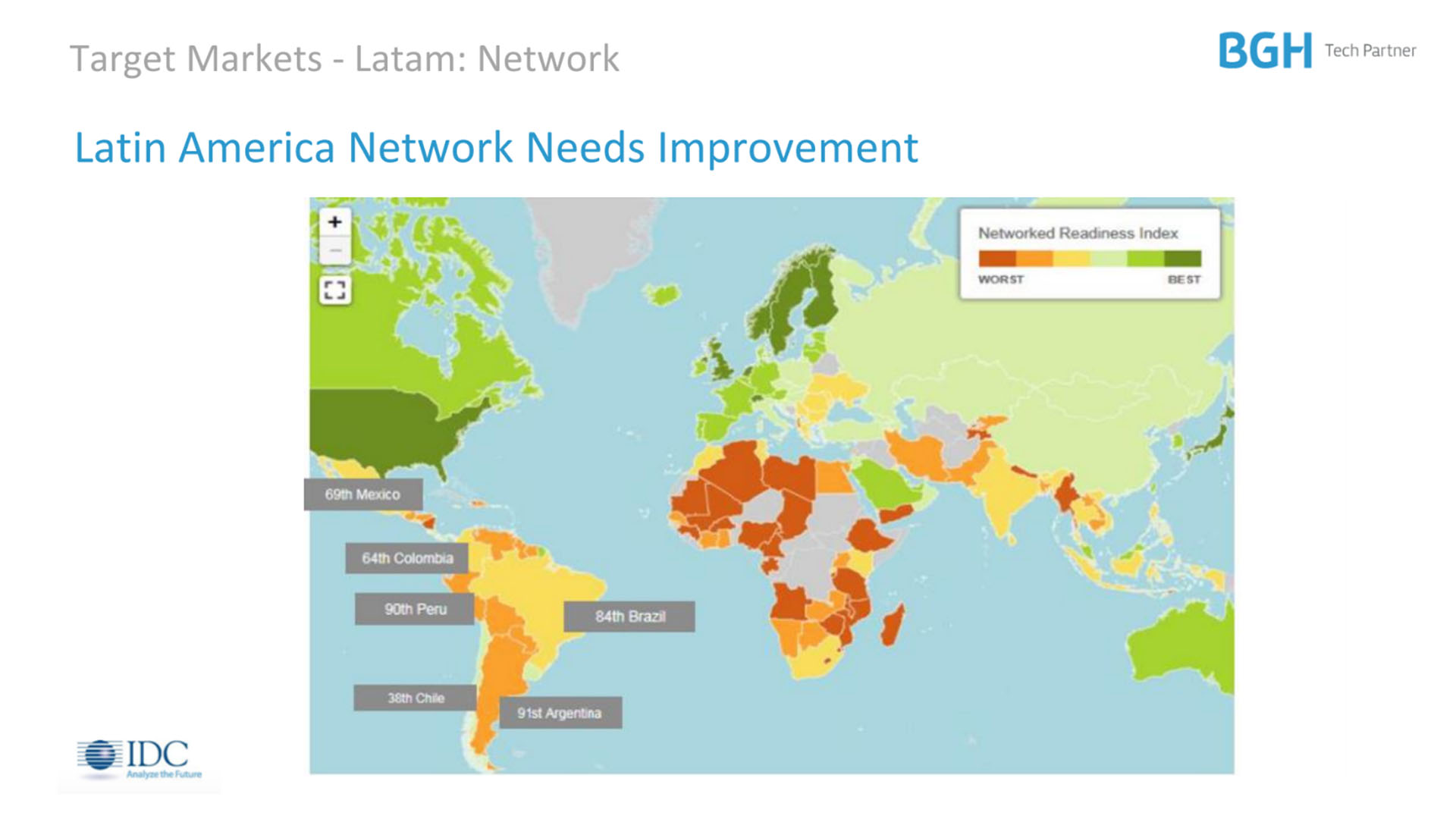 La Argentina se mantiene entre las naciones más atrasadas en el uso de la última tecnología (BGH Tech Partner)