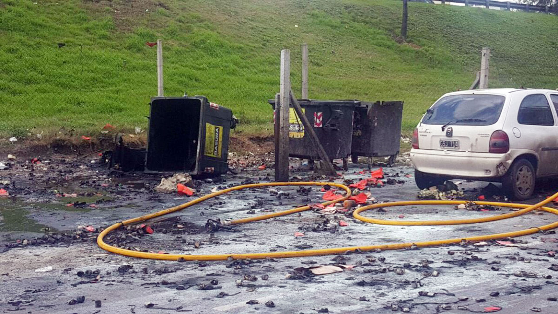 Ocurrió mientras dos cartoneros revisaban basura