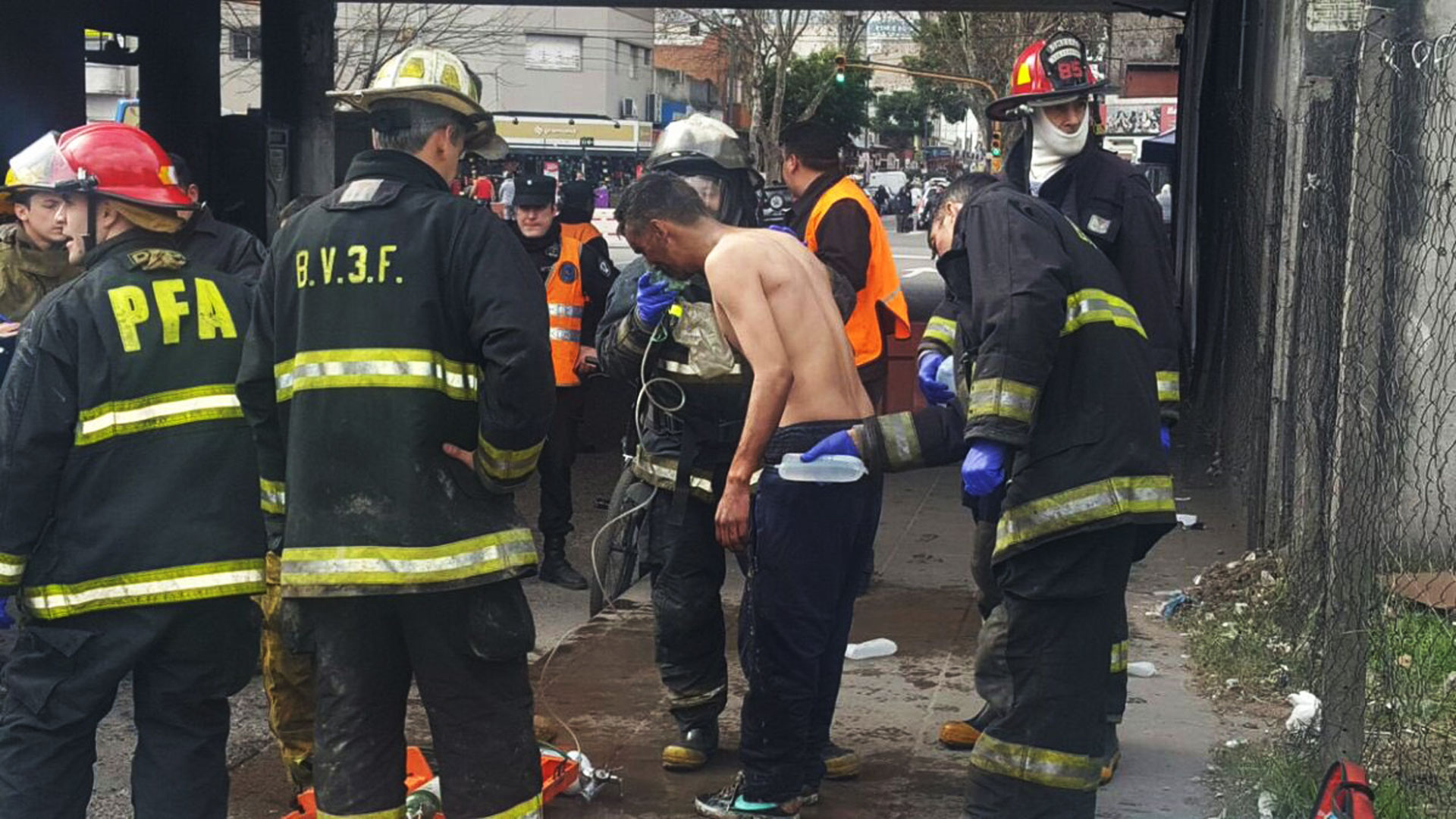 Fue causada por pirotecnia en uno de los tachos