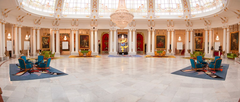 El lobby del Negresco en todo su esplendor
