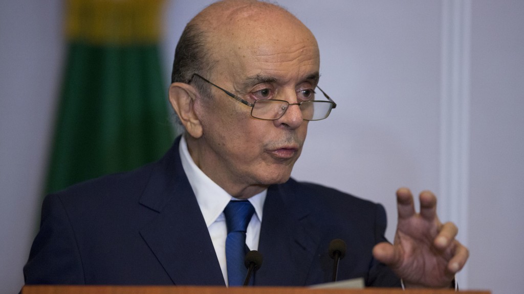 José Serra, canciller de Brasil (AP)