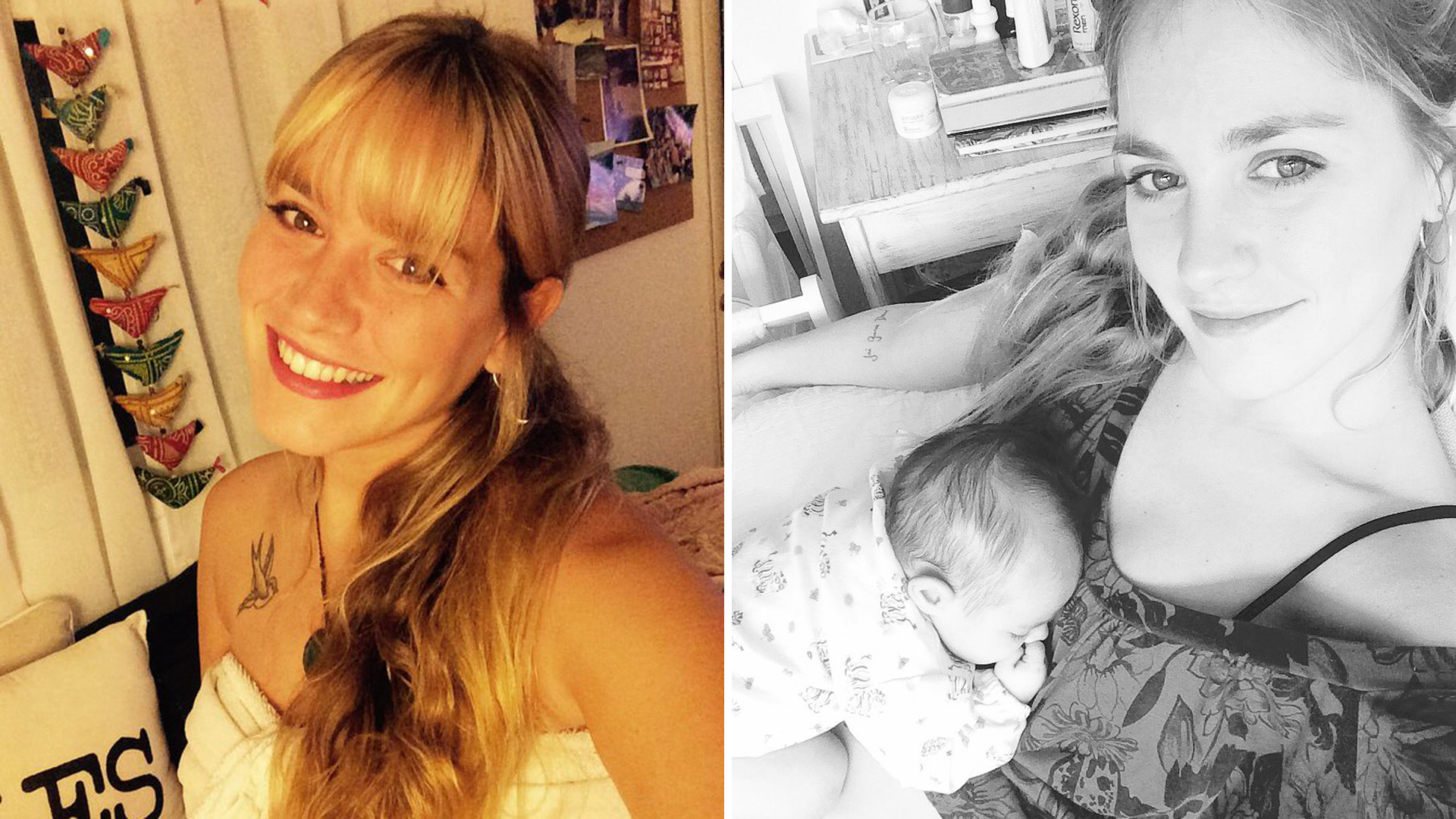 Rocío Igarzábal junto a su hija Lupe