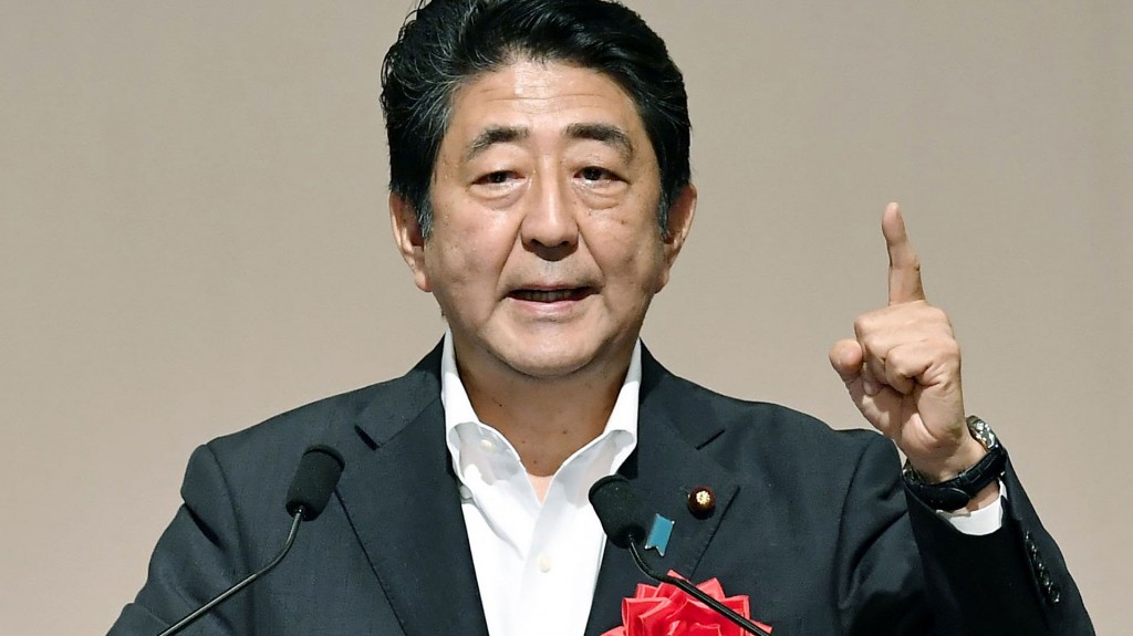 Shinzo Abe denunció las hostilidades del régimen de Kim Jong-un (AP)