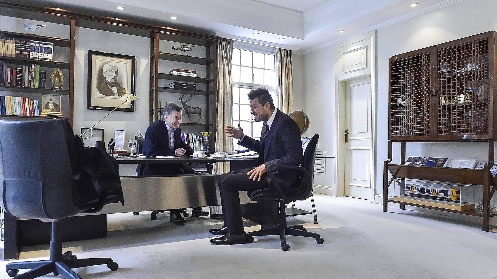 El conductor de ShowMatch denunció que trolls del PRO lo atacaron en redes (Foto: Presidencia)