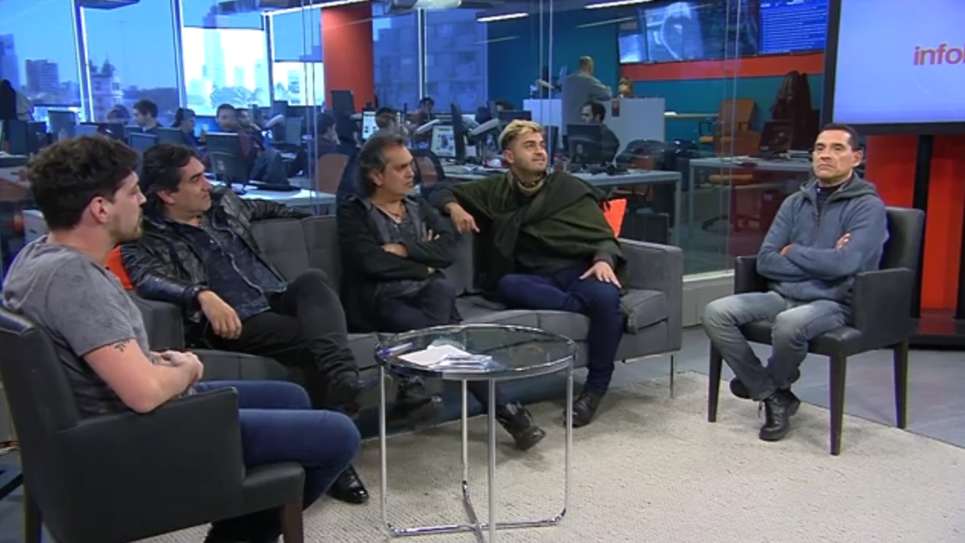 “Los Nocheros”, cuando visitaron los estudios de Infobae