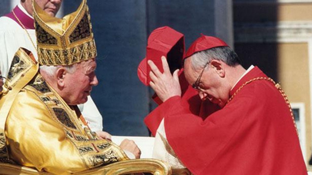 Ordenación cardenalicia de Jorge Mario Bergoglio, futuro papa Francisco