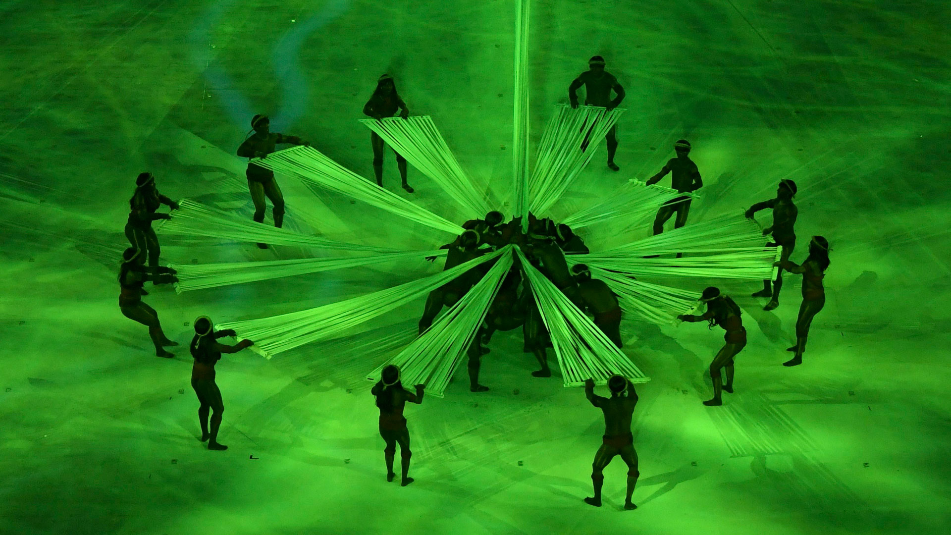 El espectáculo tuvo artistas de todas las edades (Reuters)