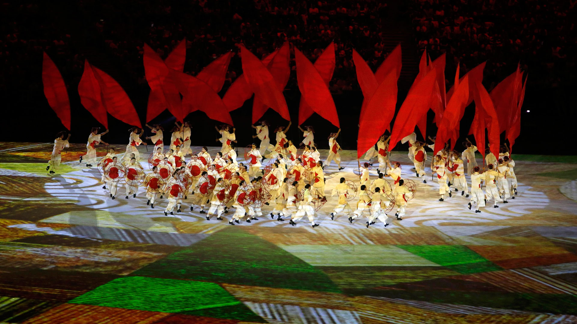 A través de distintas performances, se exhibió al mundo la diversidad cultural y la historia de Brasil (Reuters)
