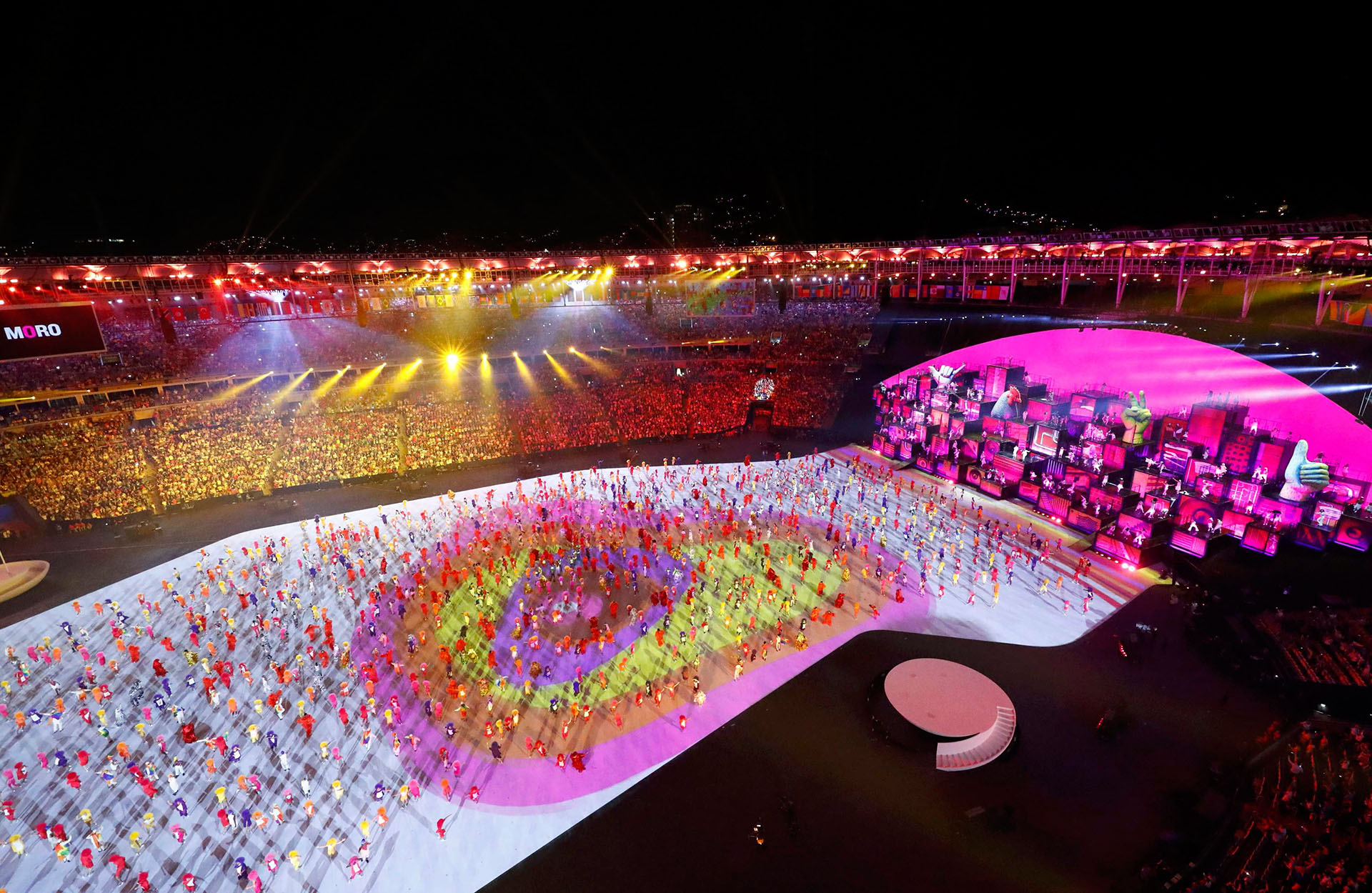 El evento comenzó con un show pensado por la coreógrafa Deborah Colker (Reuters)