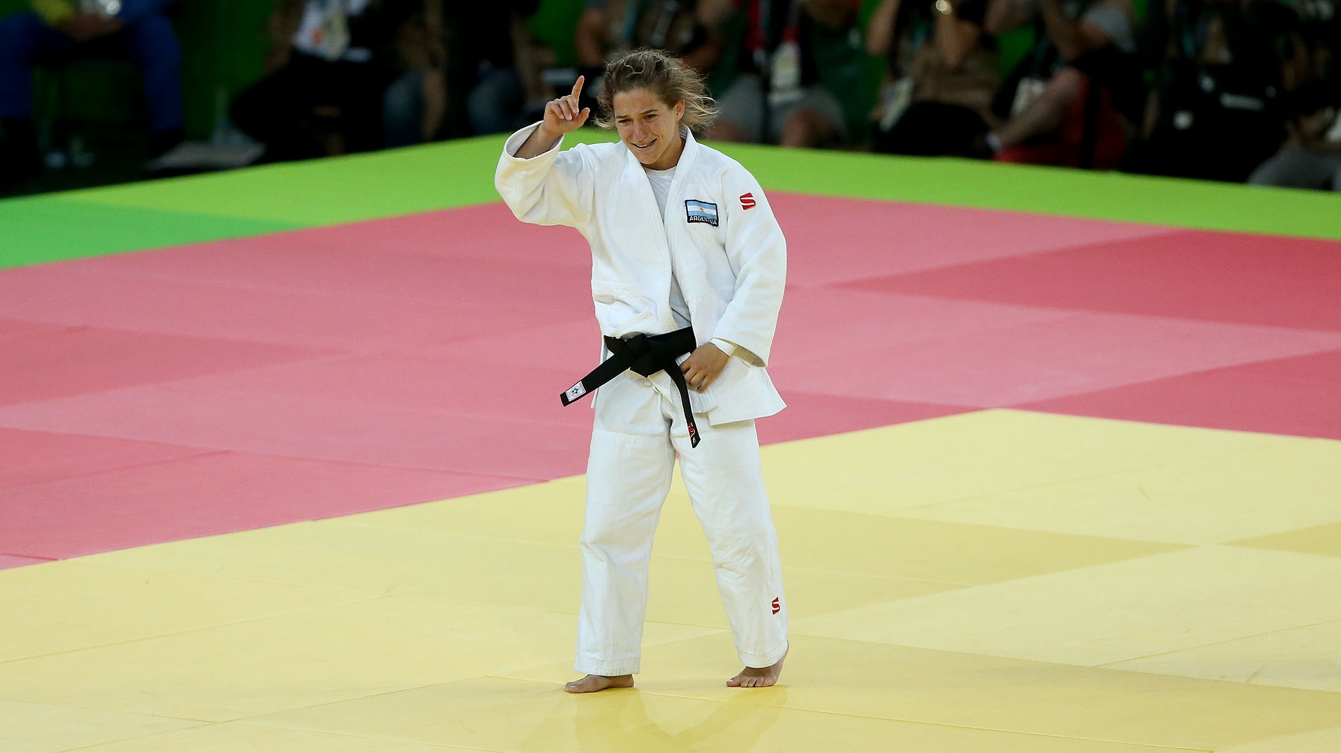 En la semifinal, la judoca argentina había derrotado a la japonesa Ami Kondo (Nicolás Stulberg)