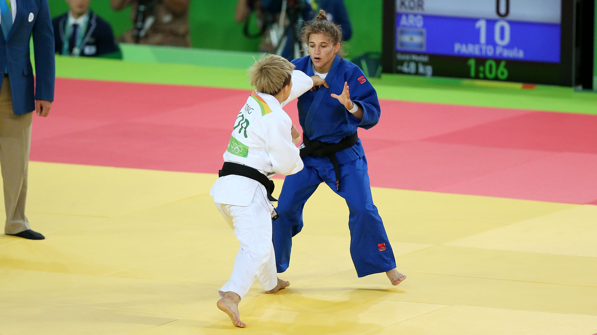 La Peque se quedó con el oro en judo, en la categoría hasta 48 kilos (Nicolás Stulberg)