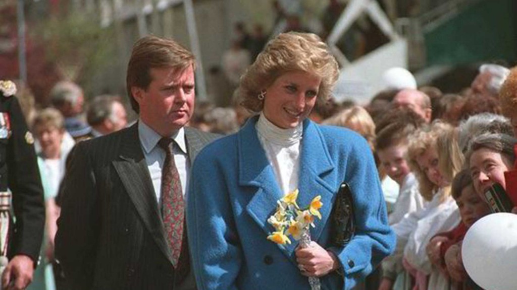 Ken Wharfe, en la época que custodiaba a Lady Di
