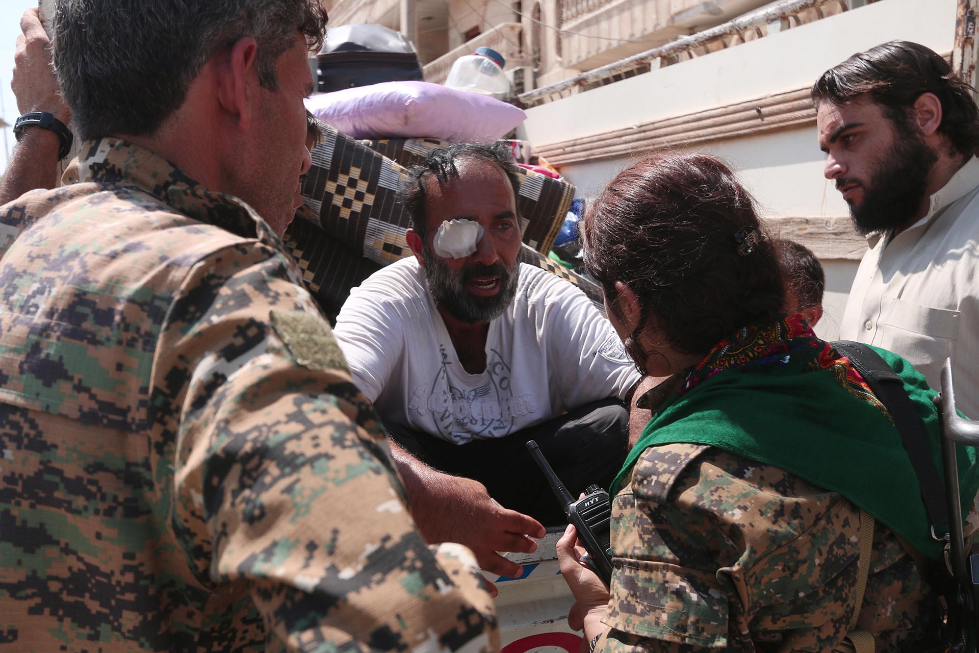 Las SDF están en contacto permanente con los civiles de Manbij. La milicia está conformada por kurdos y árabes y fue apoyada por los Estados Unidos (Reuters)
