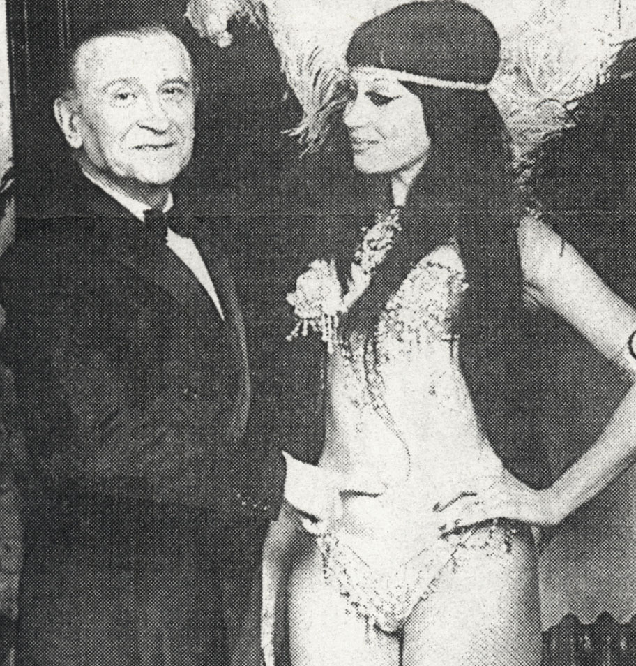 Moria con Adolfo Stray, uno de los grande capocómicos del teatro de revistas porteño