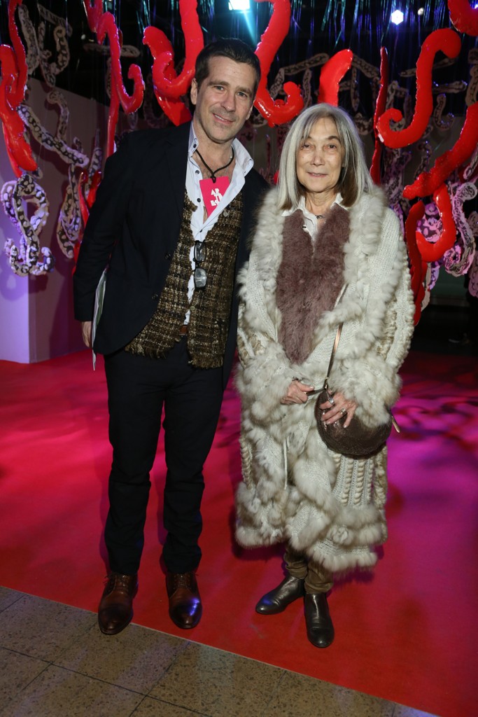 Maria Kodama visitó “Arte Espacio”