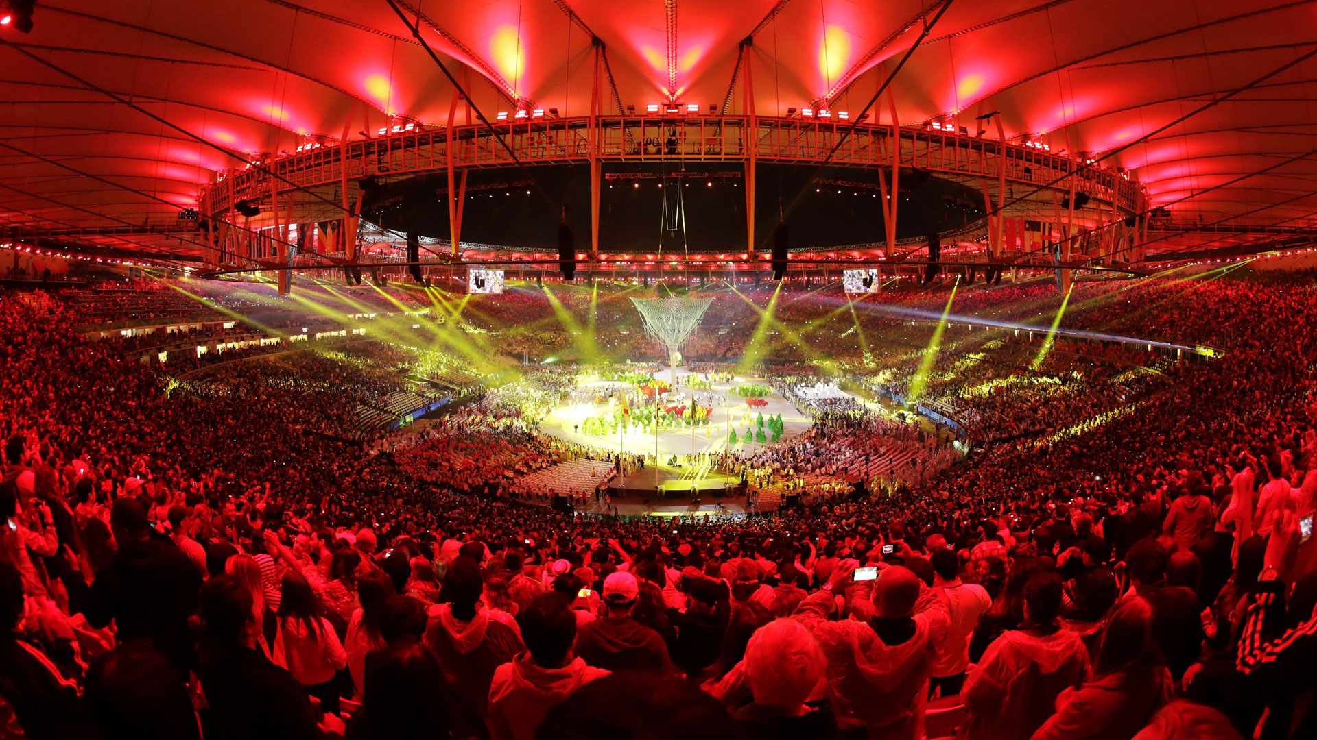Luces, color y música en la ceremonia de clausura (AP)