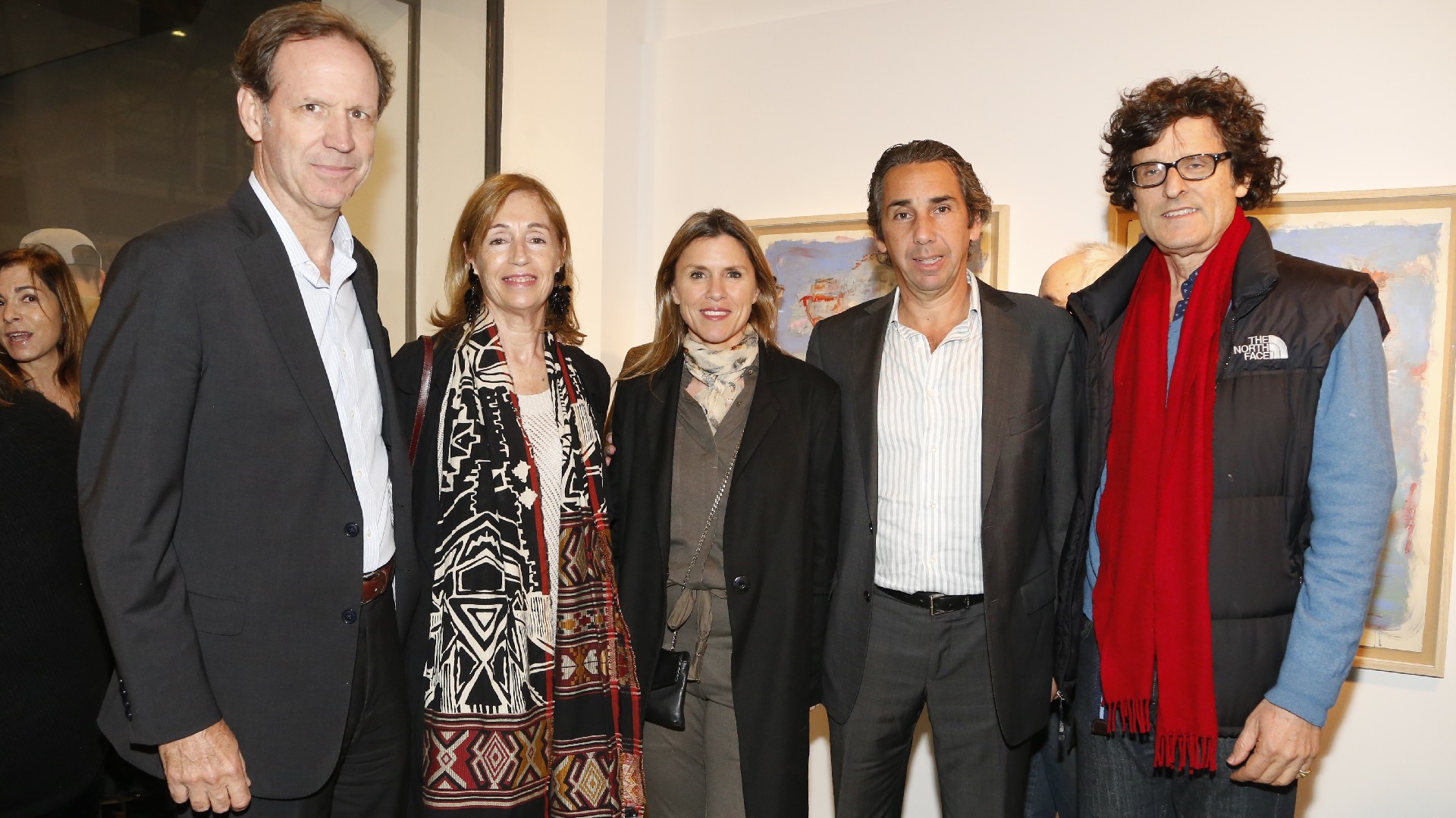 Miguel Blaquier, Felisa Larívière de Blaquier, Gloria y Dicky Smith Estrada, y Franco Martini