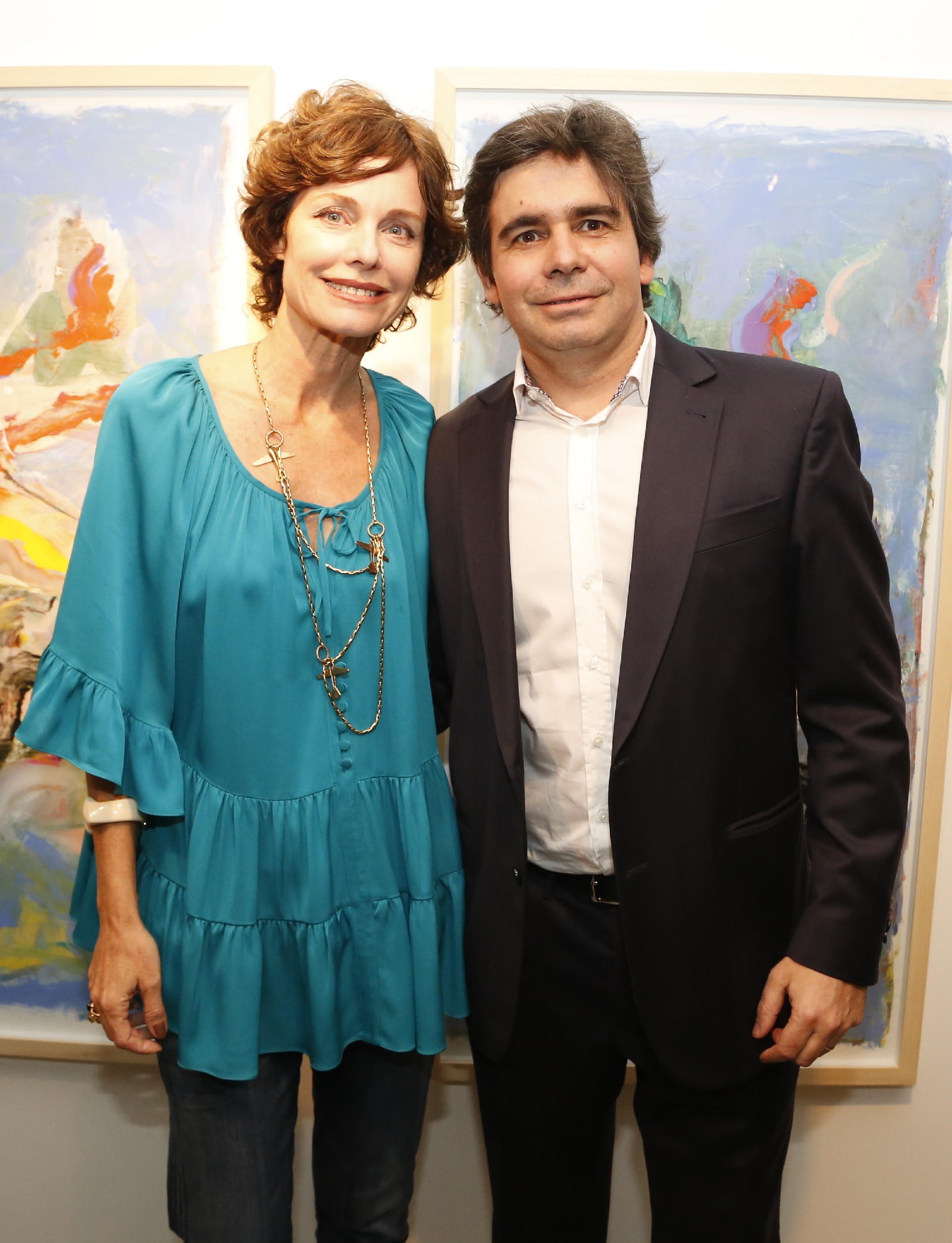 Flavia Martini y Eugenio Ottolenghi, director de Otto Galería
