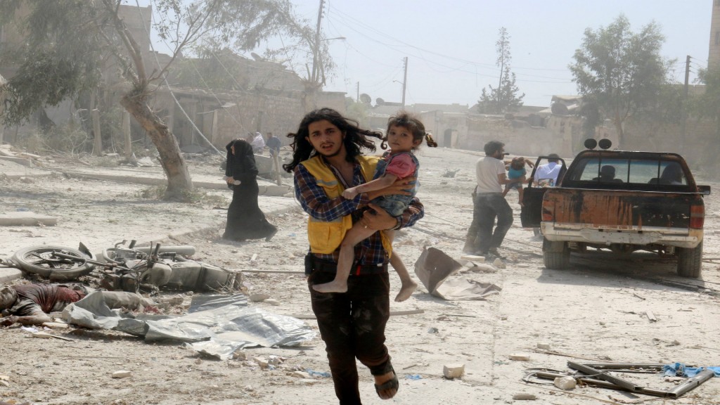 El barrio de Bab al-Nairab en Alepo tras el bombardeo de las tropas de al Assad (Reuetrs)