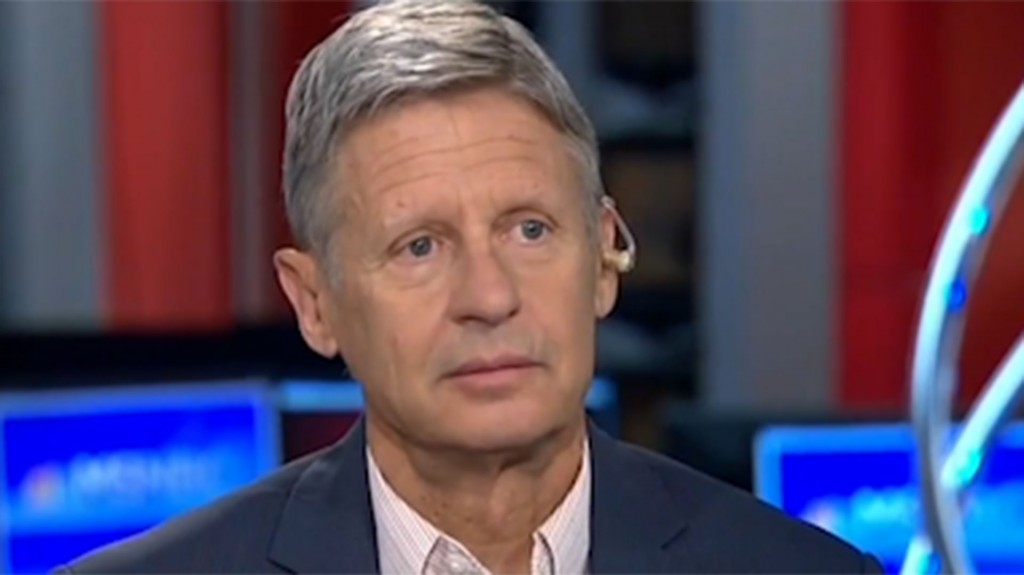 Gary Johnson Que es Aleppo 1920
