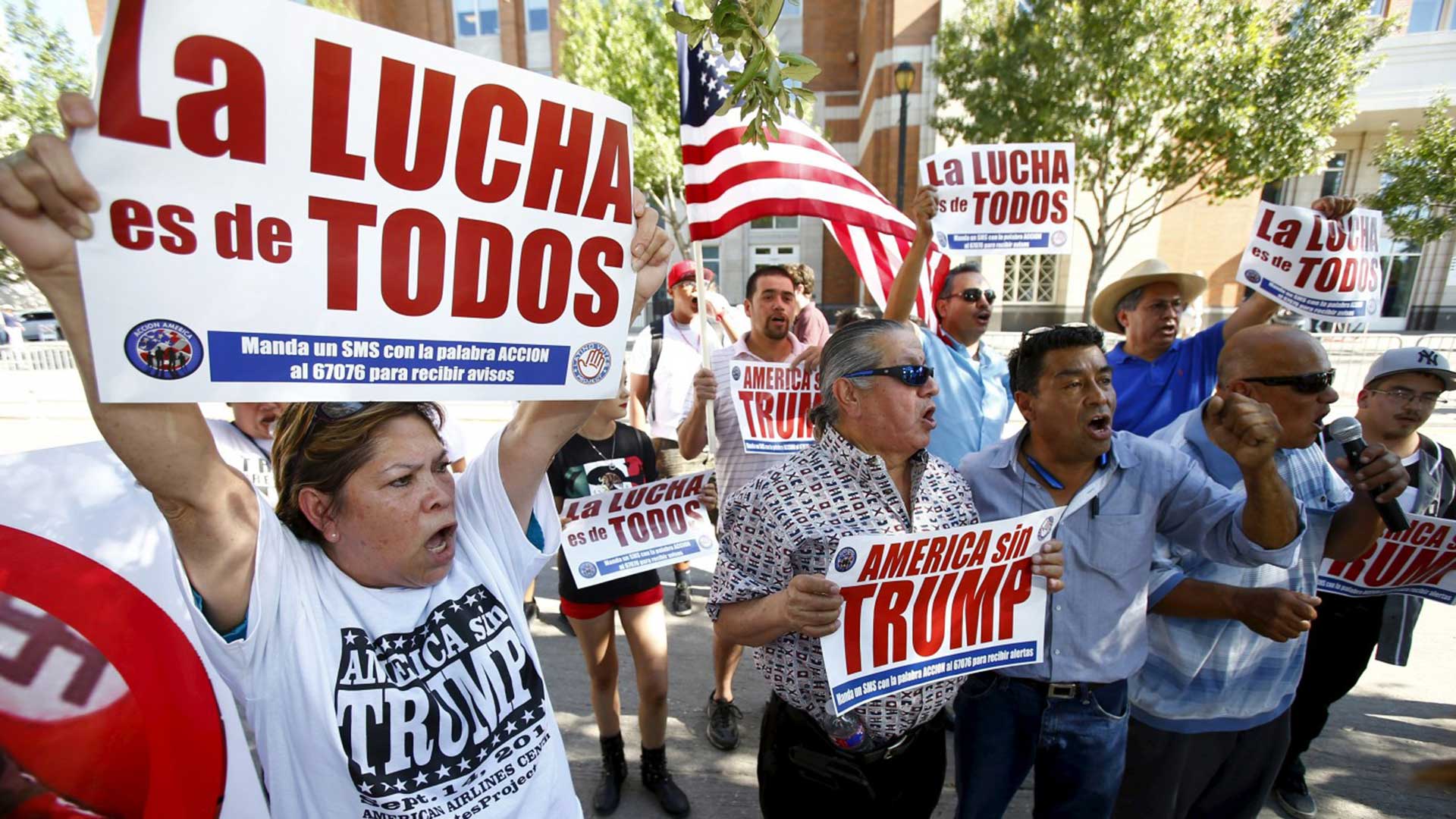 La comunidad latina inmigrante en EEUU sería una de las más afectadas con las medidas de Trump.