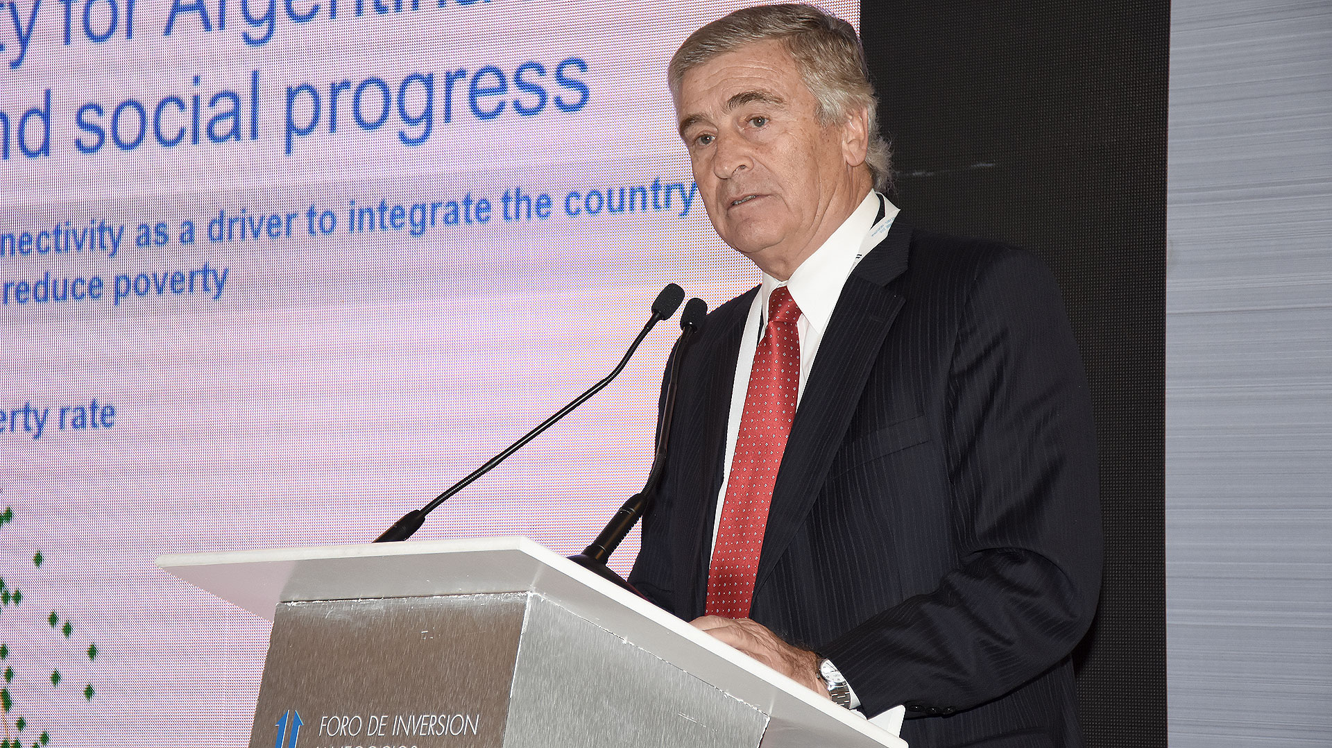 El ministro de Comunicaciones de la Nación, Oscar Aguad