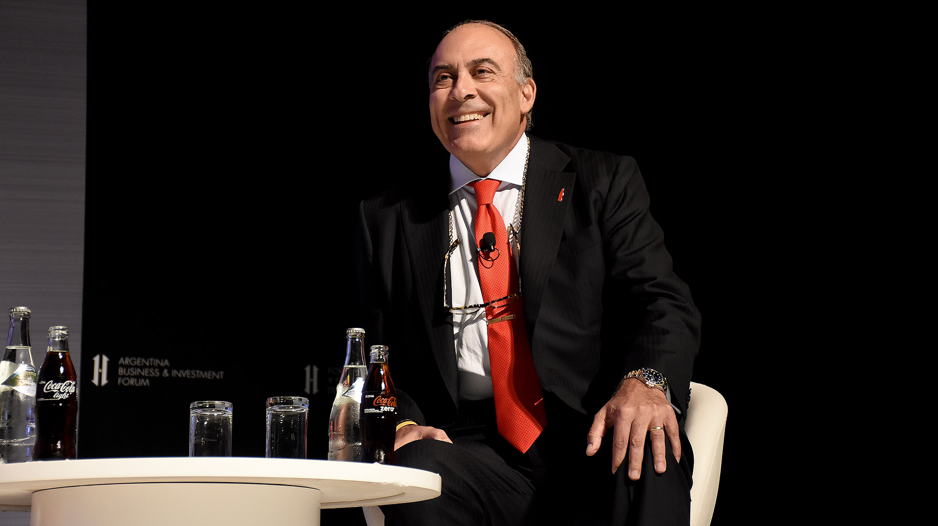 El presidente de Coca Cola, Muhtar Kent