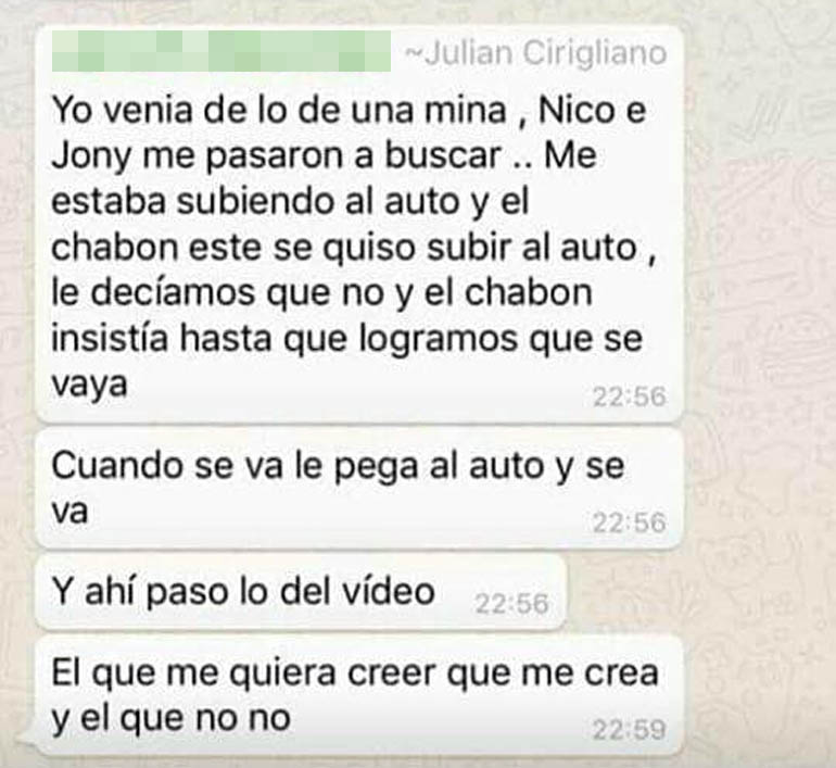 El mensaje de Cirigliano