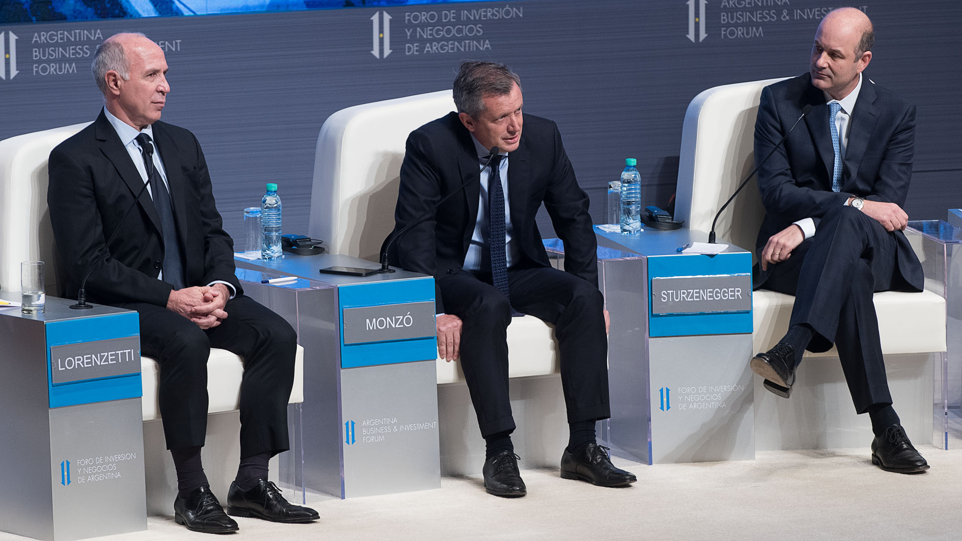 Ricardo Lorenzetti, Emilio Monzó y Federico Sturzenegger