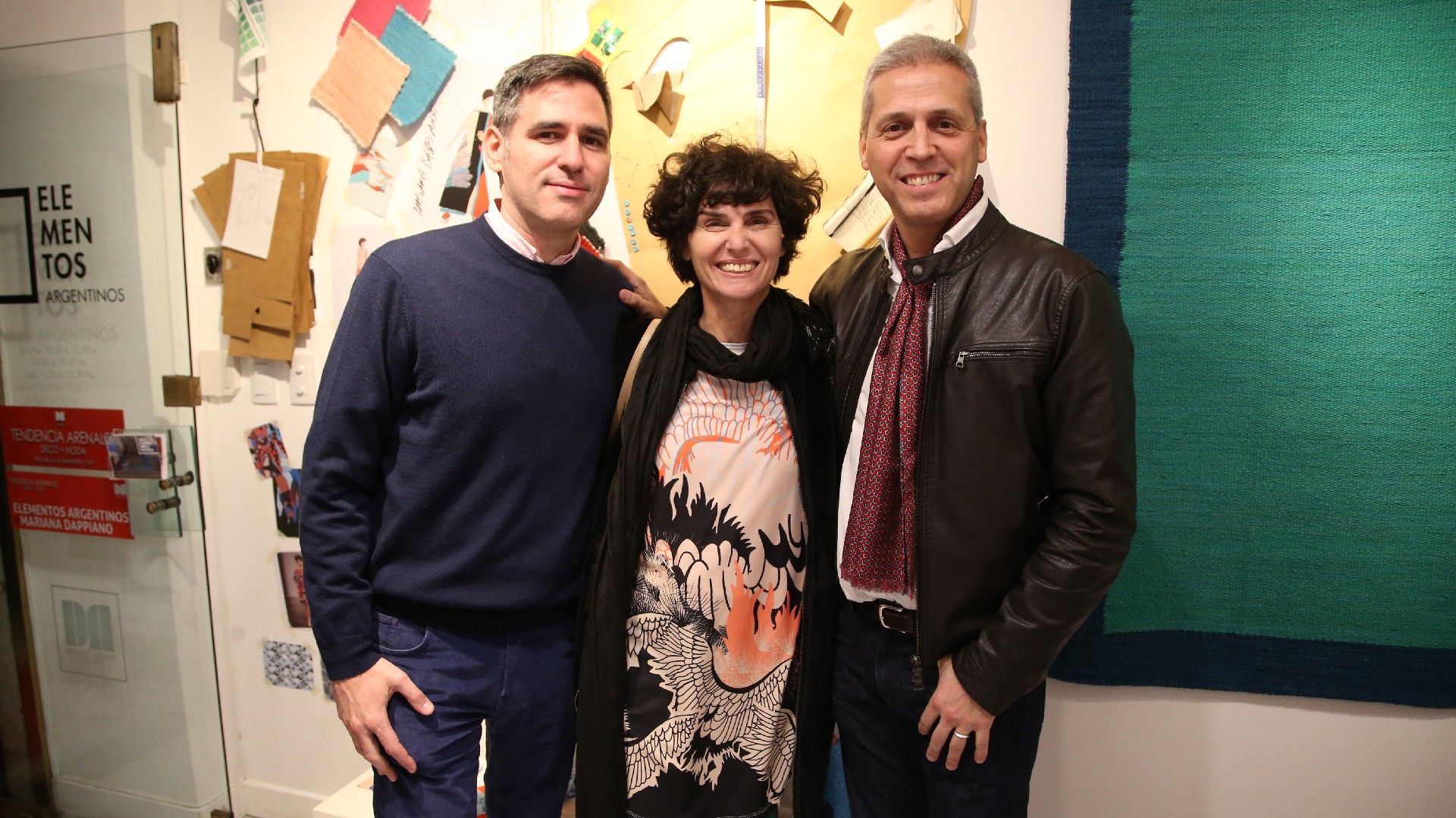 Mariana Dappiano junto a Pablo Mendivil y Fernando Bach